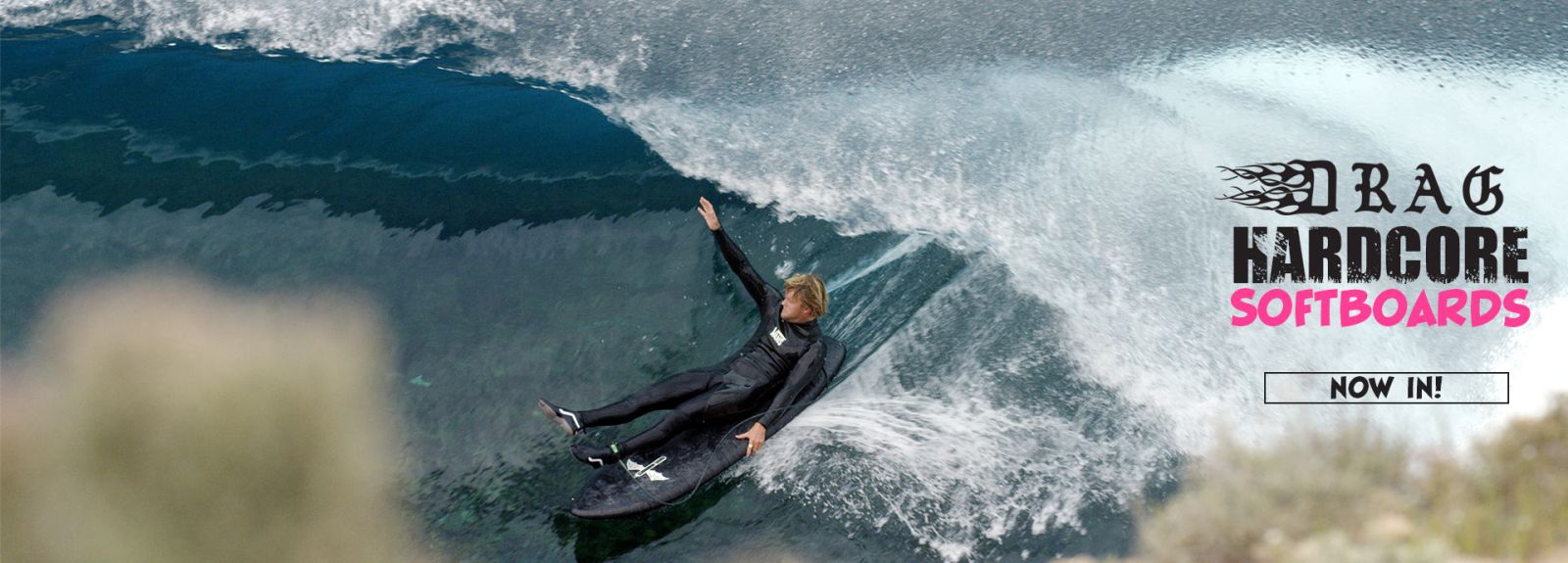 DRAG SOFTIES Coffin 10'0 Mal Single Fin - 2021/22 Model -surf Sales Drag Softboards SS21(2)